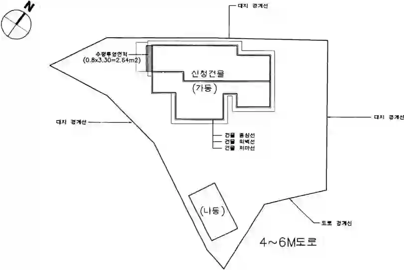 이곡리 287-1 배치도 이미지